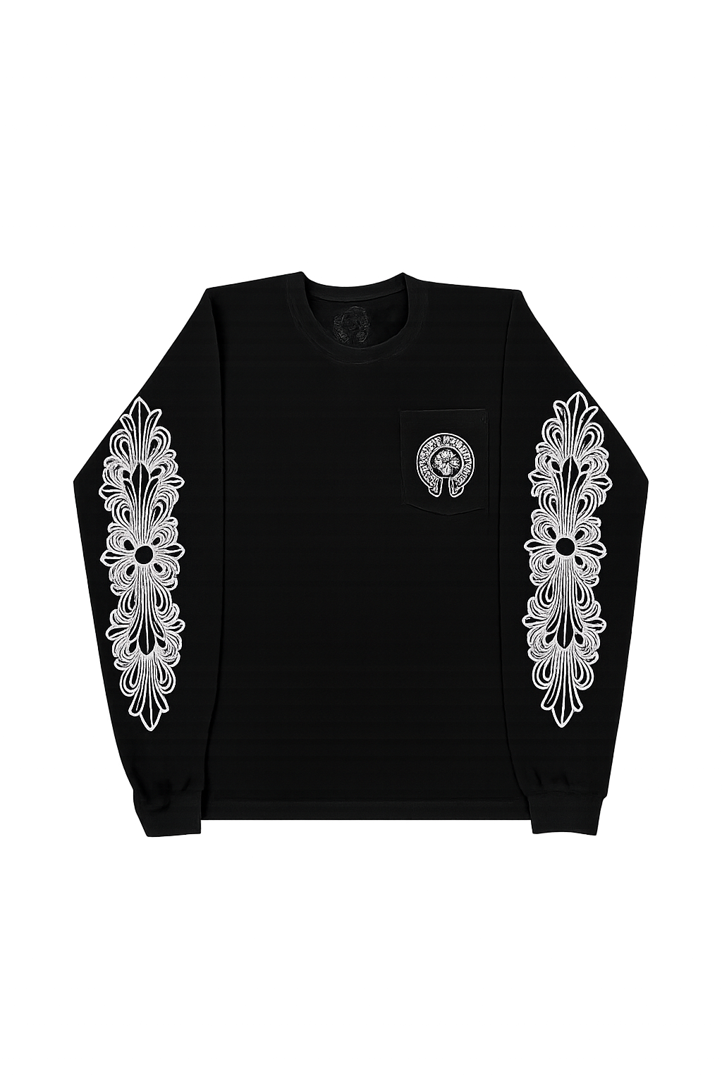 Chrome Hearts Chendgu Pocket Long-Sleeve 'Black/Pink'