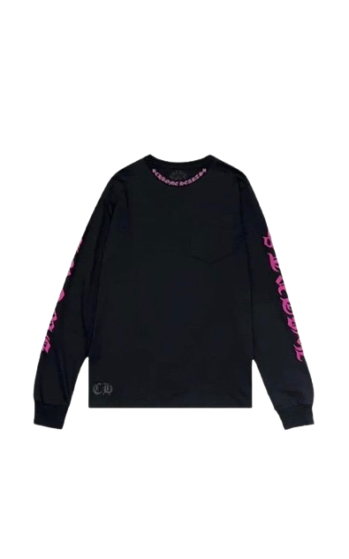 Chrome Hearts Long Sleeve Pocket Crew 'Black'