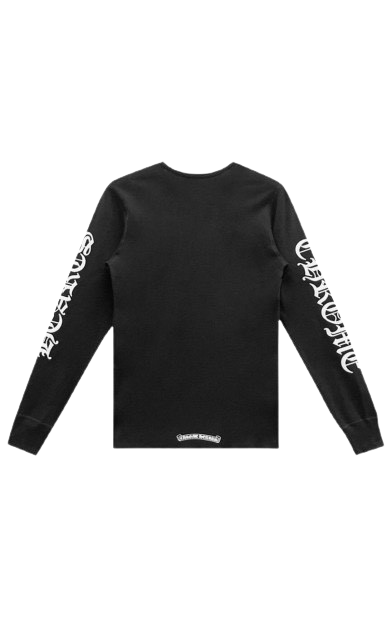 Chrome Hearts Neck Logo Long-Sleeve T-shirt 'Black'